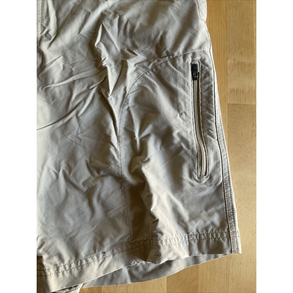 Patagonia Hiking Khaki Tan Lightweight 5 Outdoor Shorts Mens 36 Flaw - Picture 4 of 9